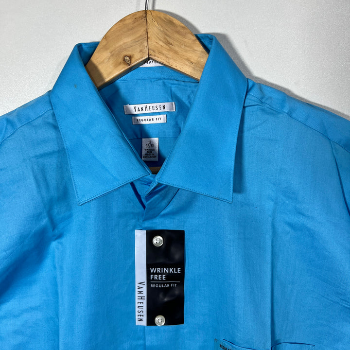 VAN HEUSEN REGULAR FIT WRINKLE FREE FORMAL SHIRT BRAND NEW