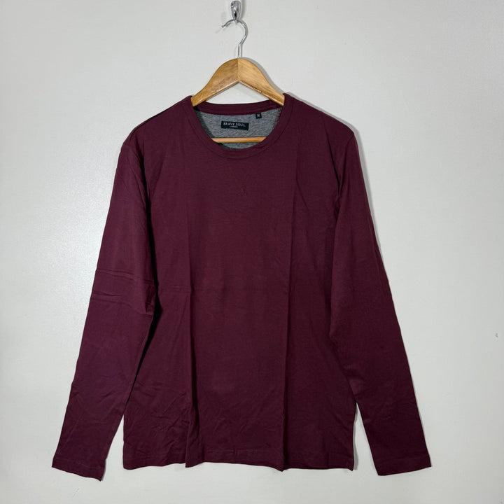 BRAVE SOUL LONDON LONG SLEEVES COTTON TSHIRT