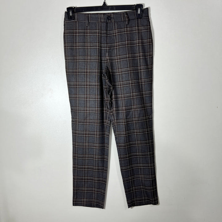 ZARA MAN  CHECKERED FORMAL JOGGER PANT WITHOUT STRETCH