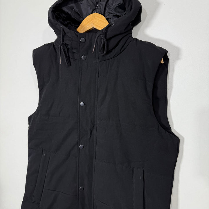 WESTBAY SLEEVES LESS PUFFER JACKET WITH HOOD