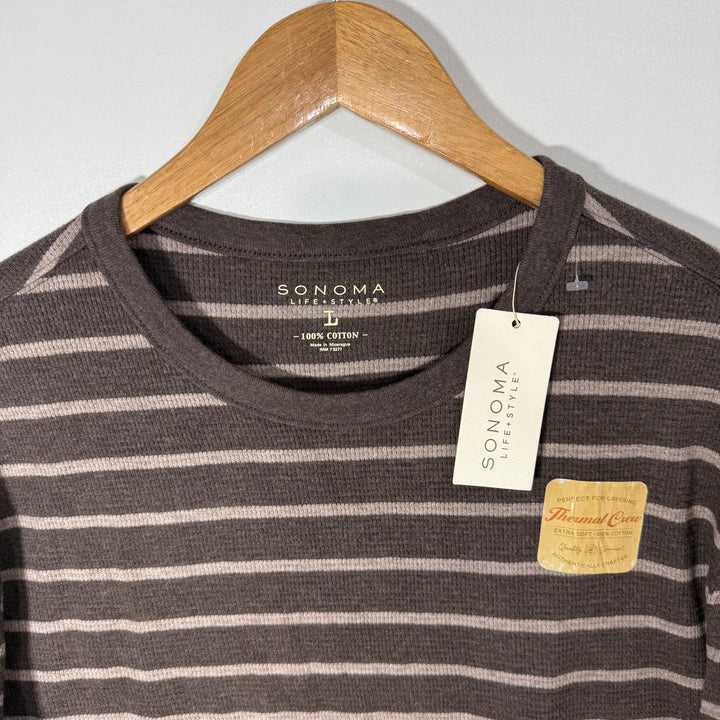 SONOMA LONG SLEEVES COTTON TSHIRT BRAND NEW