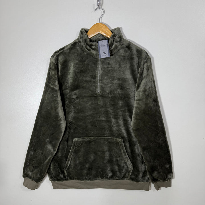 TU MAN HALF ZIP PULLOVER FLEECE SHERPA TRACKSUIT BRAND NEW