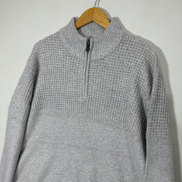 TU PREMIUM HALF ZIP KNITWEAR COTTON SWEATER BRAND NEW