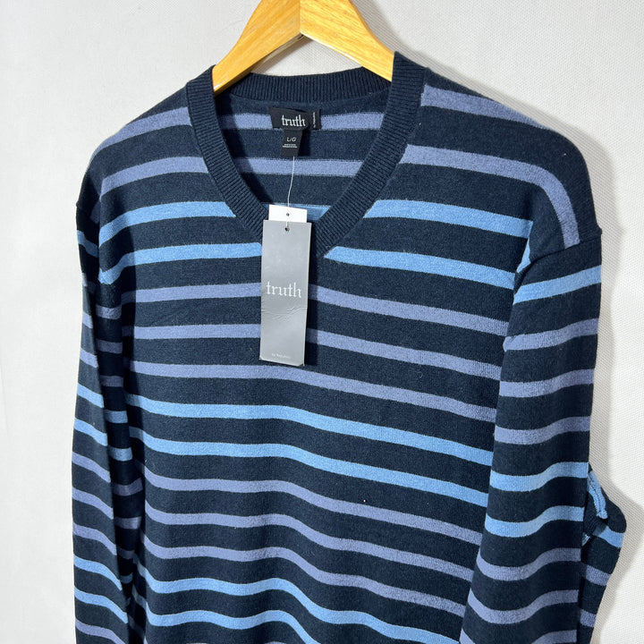 TRUTH V NECK ACRYLIC SWEATER BRAND NEW