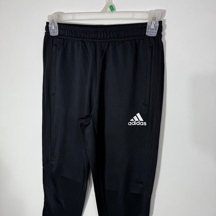 ADIDAS SKINNY FIT SPORT TROUSER WITH SIDE ZIP POCKETS BLACK COLOUR