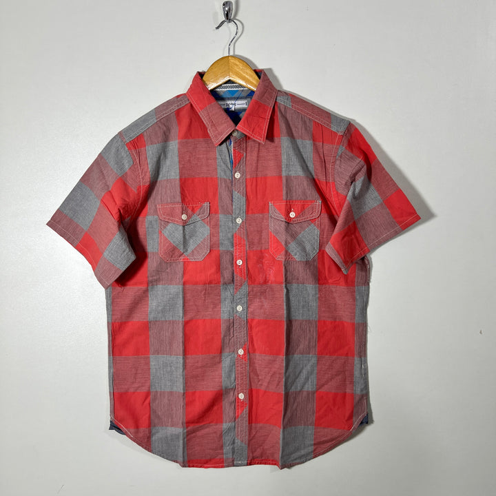 PD&C DOUBLE POCKETS HALF SLEEVES SHIRT