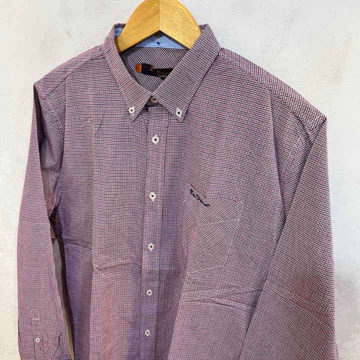 BEN SHERMAN BUTTON DOWN SEMI FORMAL COTTON SHIRT