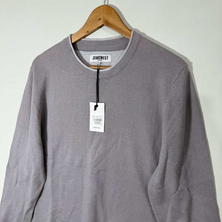 JEANSWEST COTTON SWEATER BRAND NEW GREY COLOUR