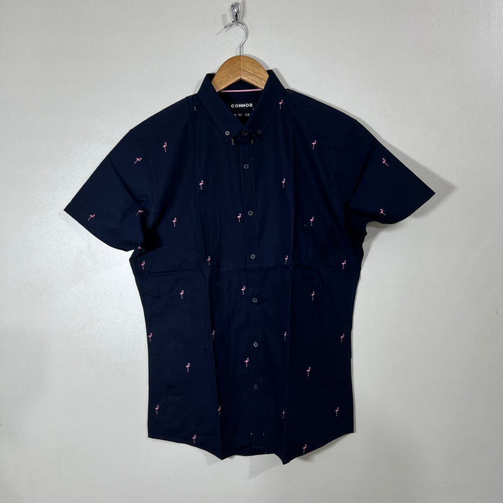 CONNOR SLIM FIT HALF SLEEVES SHIRT