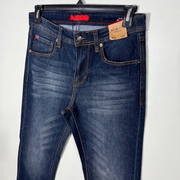 M B X SLIM FIT DENIM PANT BRAND NEW WITH STRETCH