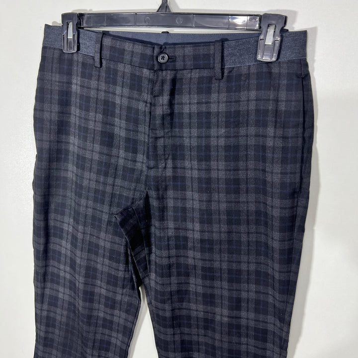 UNIQLO CHECKERED STRETCH WAISTBAND DRESS PANT WITH STRETCH