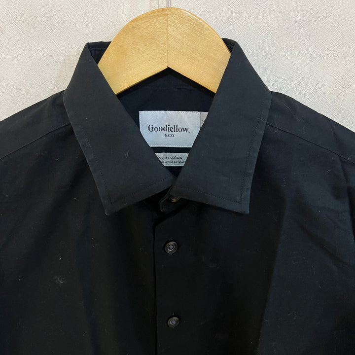 GOOD FELLOW &CO COTTON SHIRT WITH STRETCH