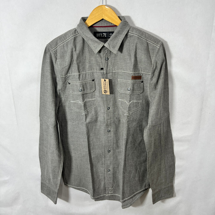 BTL71 DOUBLE POCKETS COTTON SHIRT