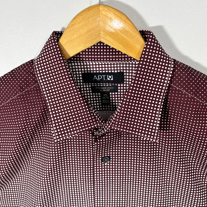 APT.9 SLIM FIT CASUAL COTTON SHIRT
