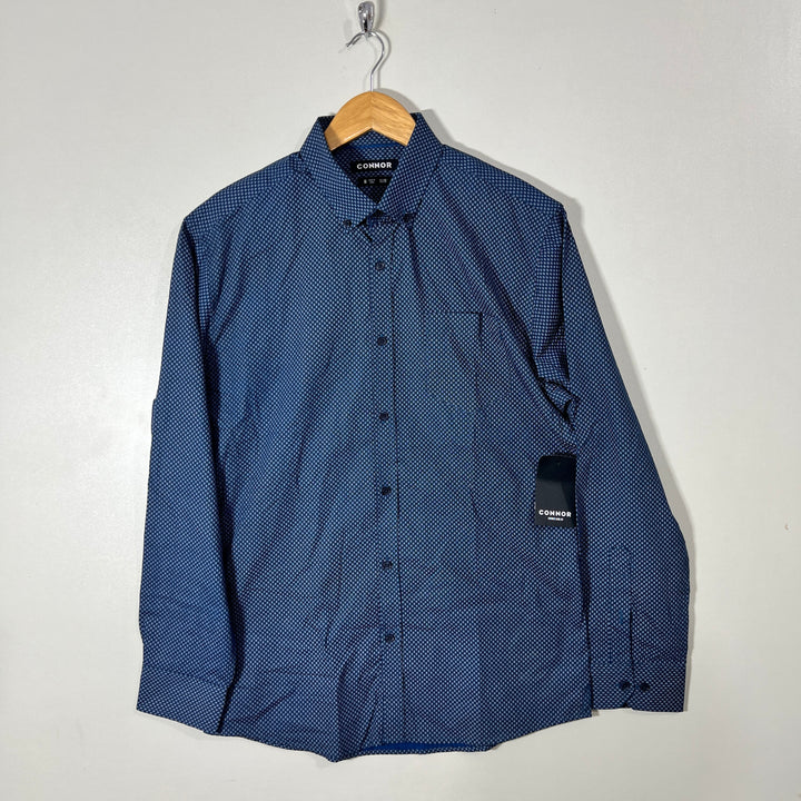 CONNOR SLIM FIT BUTTON DOWN CASUAL COTTON SHIRT BRAND NEW