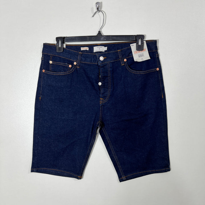 TOPMAN SKINNY FIT DENIM SHORT BRAND NEW WITH STRETCH