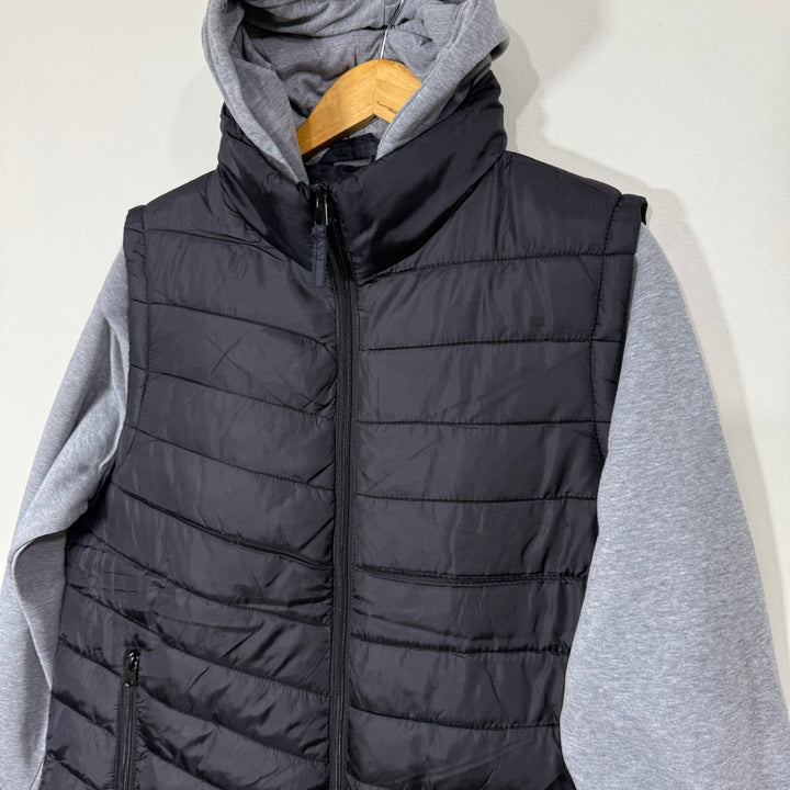 CHEROKEE FLEECE PUFFER JACKET WITH HOOD