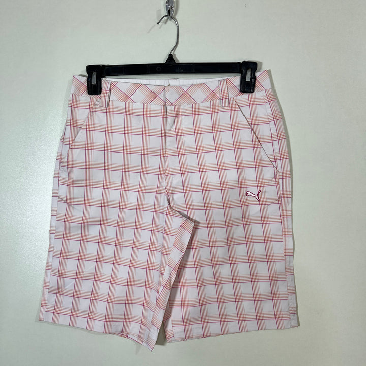 PUMA CHECKERED GOLF SHORT