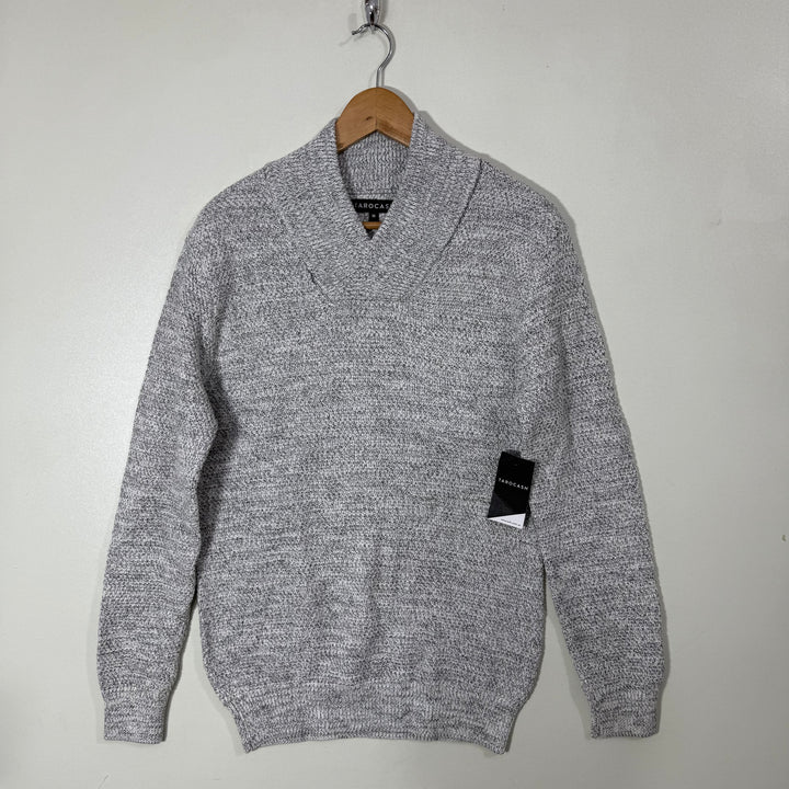 TAROCASH SHAWL COLLAR KNITWEAR COTTON SWEATER BRAND NEW