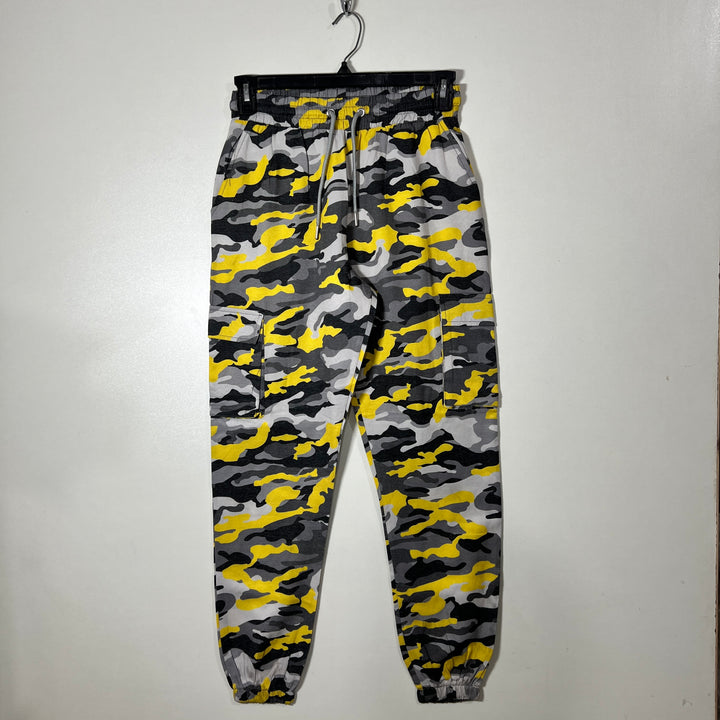 BOOHOO MAN CAMOUFLAGE CARGO JOGGER PANT