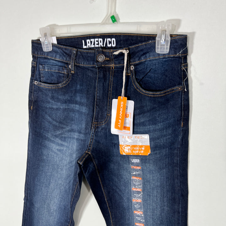 LAZER CO SKINNY FIT DENIM PANT BRAND NEW WITH STRETCH