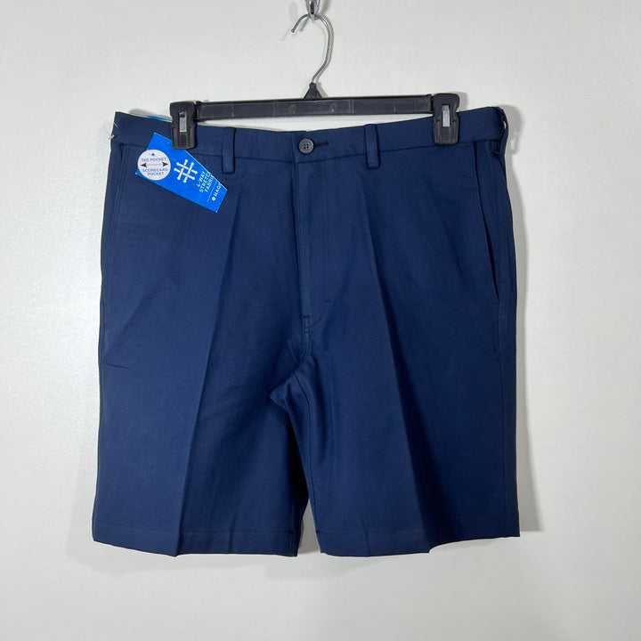 HAGGAR COOL 18 EXPANDABLE WAISTBAND COMFORT STRETCH FABRIC GOLF SHORT BRAND NEW