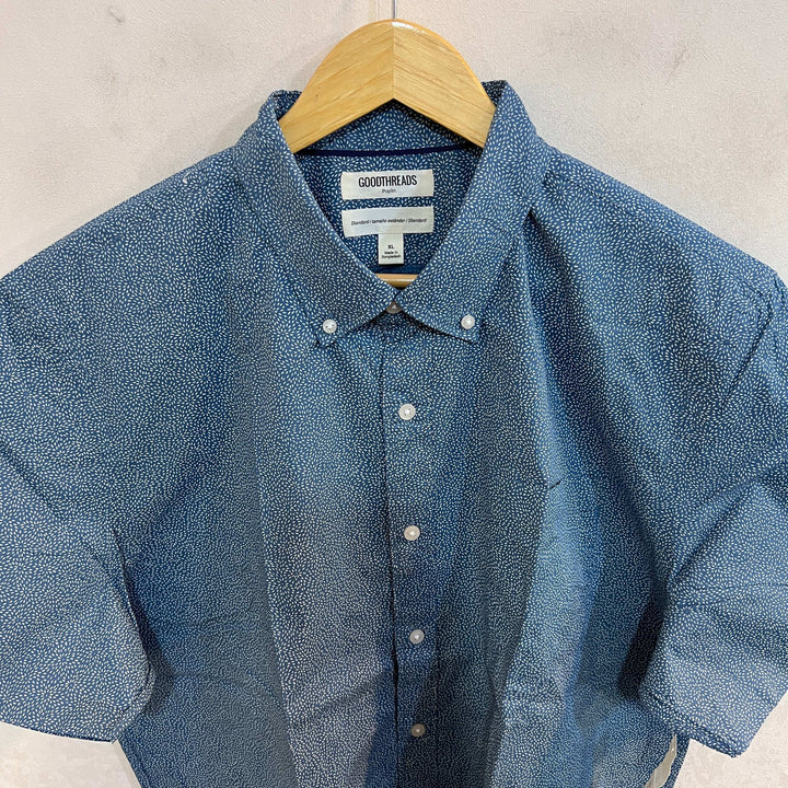 GOOD THREADS HALF SLEEVES  BUTTON DOWN COTTON SHIRT BRAND NEW