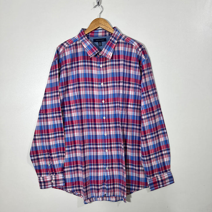 TOMMY HILFIGER CASUAL COTTON SHIRT