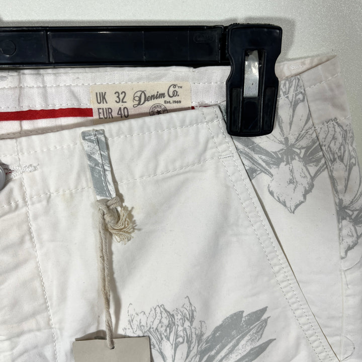 DENIM CO PRINTED COTTON SHORT BRAND NEW