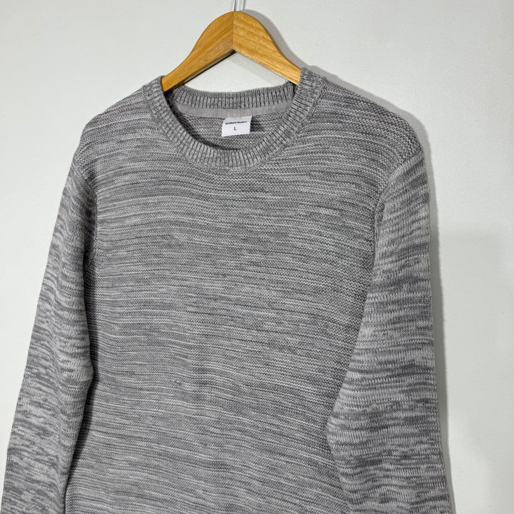 BRILLIANT BASIC KNITWEAR COTTON SWEATER