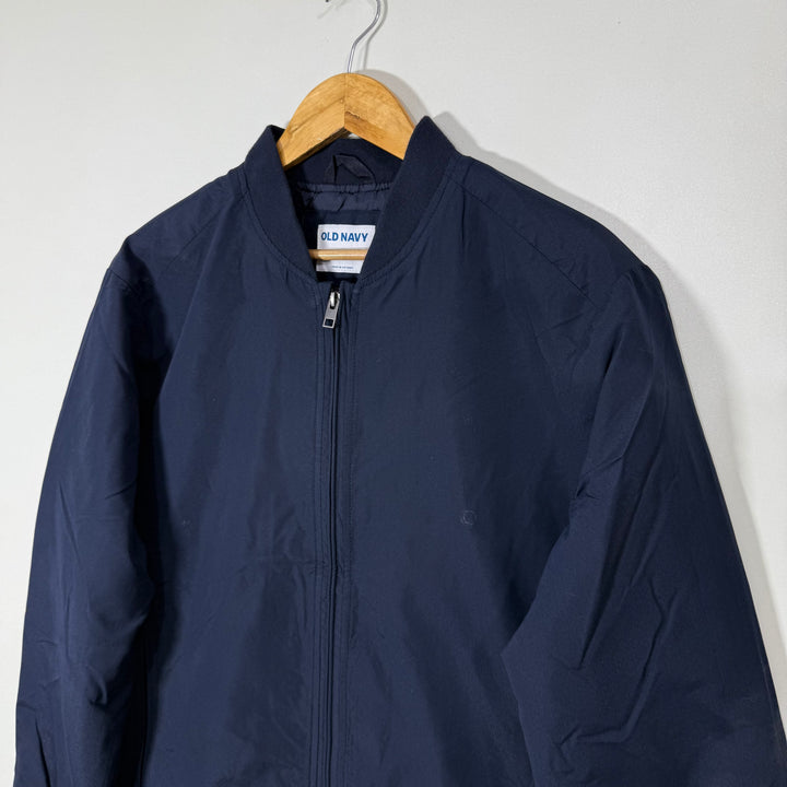 OLD NAVY BEN COLLAR BOMBER JACKET BLUE COLOUR