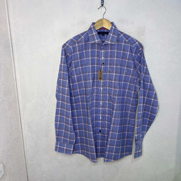 TOMMY HILFIGER REGULAR FIT NON IRON LONG SLEEVES CHECKERED SHIRT - JS BROTHERS 