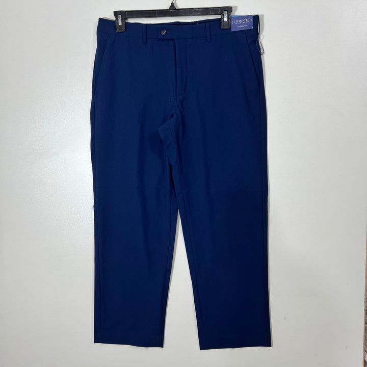 CROFT & BARROW CLASSIC FIT COMFORT WAISTBAND FLAT FRONT DRESS PANT BRAND NEW WITH STRETCH