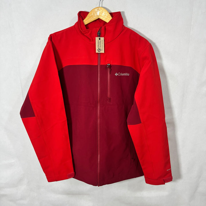 COLUMBIA SOFT SHELL WINDBREAKER JACKET INNER FLEECE