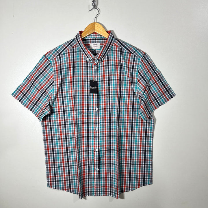 GEORGE BUTTON DOWN HALF SLEEVES SHIRT BRAND NEW