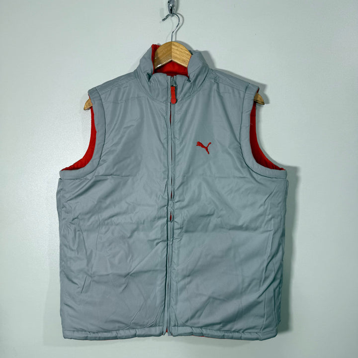 PUMA SLEEVES LESS REVERSIBLE PUFFER JACKET BRAND NEW