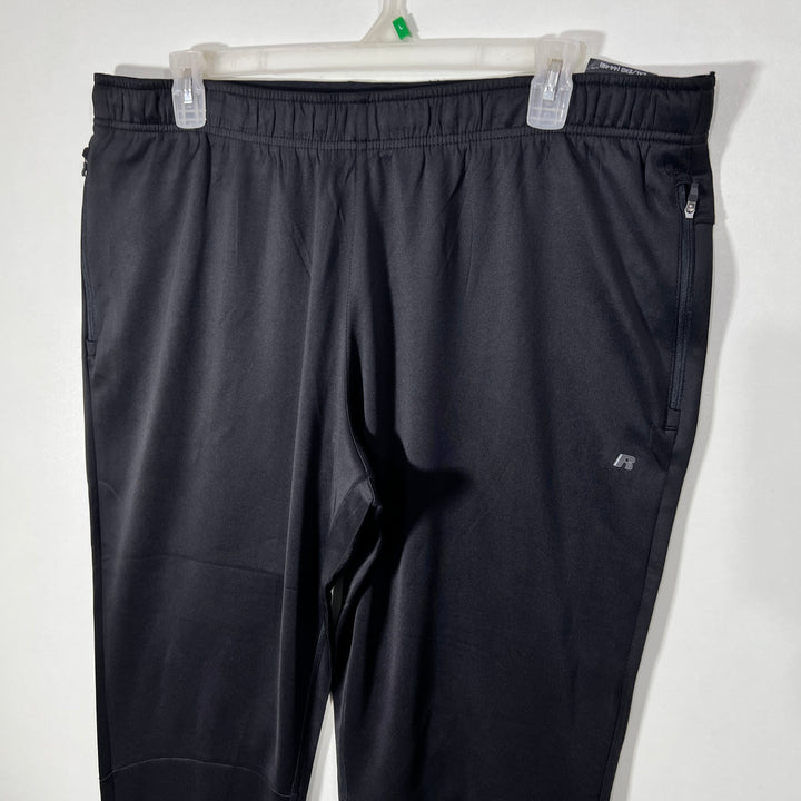 RUSSELL SPORT TROUSER SIDE ZIP POCKETS BLACK COLOUR
