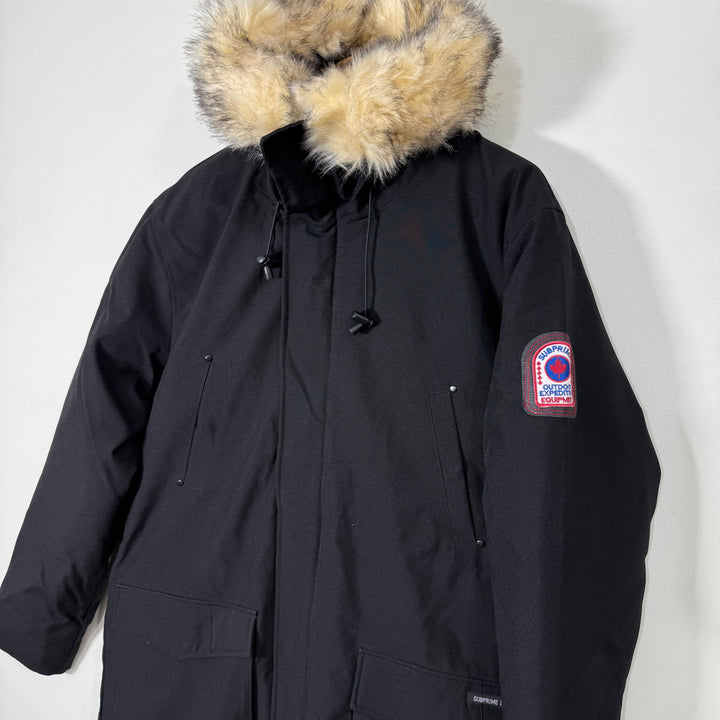 SUBPRIME LONG LENGHT PARKA JACKET WITH HOOD