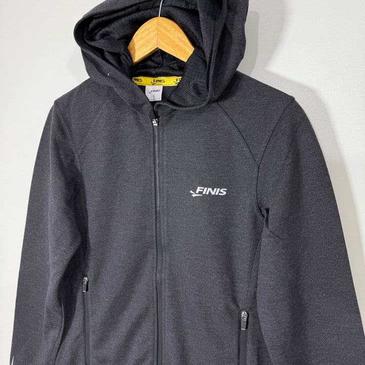FINIS SPORT JACKET WITH HOOD GREY COLOUR