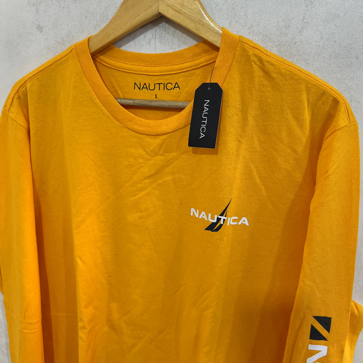 NAUTICA LONG SLEEVES COTTON TSHIRT BRAND NEW