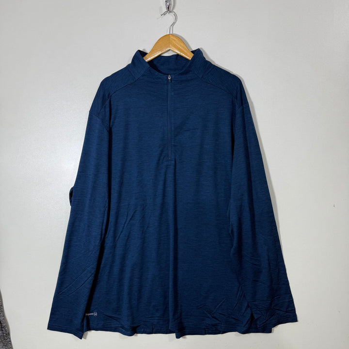 RUSSELL TRAINING FIT HALF ZIP SPORT PULLOVER