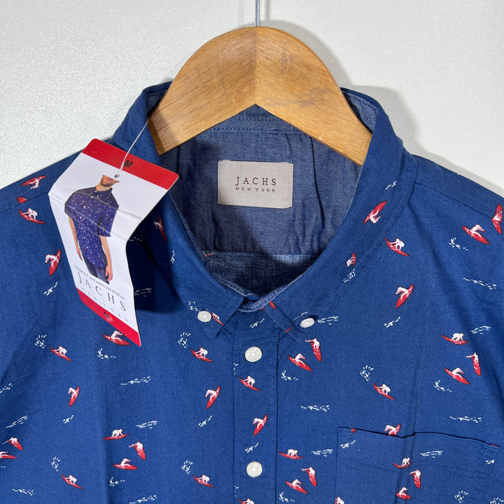 JACHS NEW YORK BUTTON DOWN HALF SLEEVES SHIRT BRAND NEW