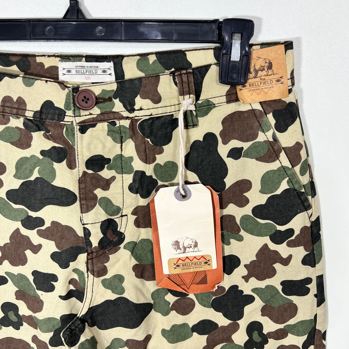 BELLFIELD CAMOUFLAGE COTTON SHORT BRAND NEW
