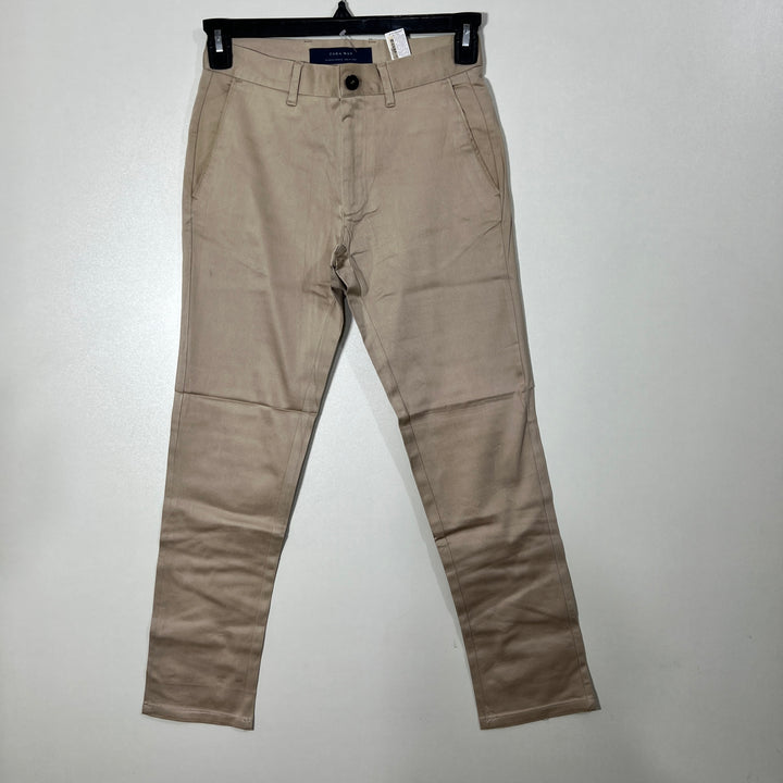 ZARA SLIM FIT COTTON CHINO PANT WITH STRETCH