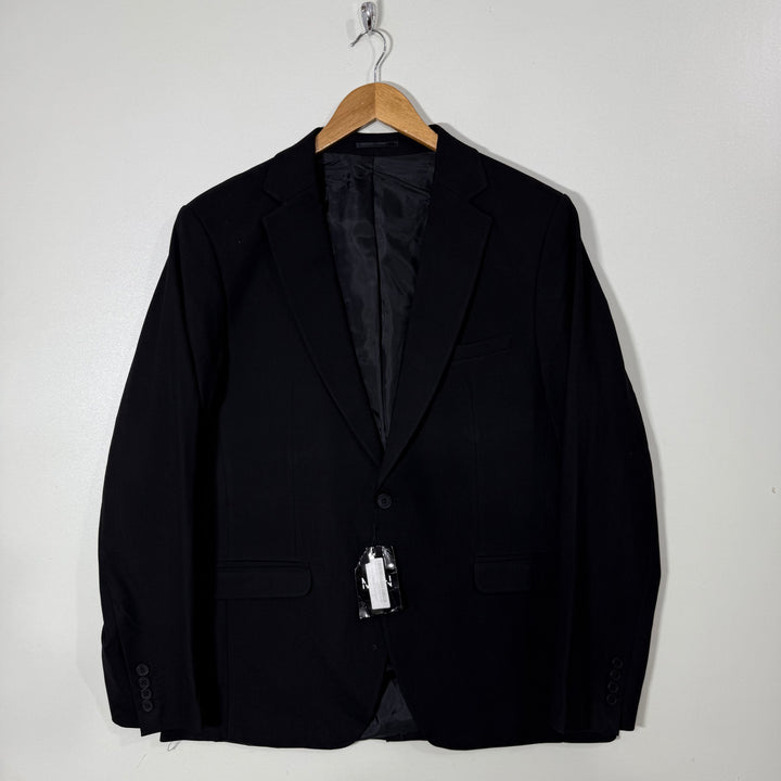 BOOHOOMAN REGULAR FIT BLAZER BRAND NEW WITH STRETCH BLACK COLOUR