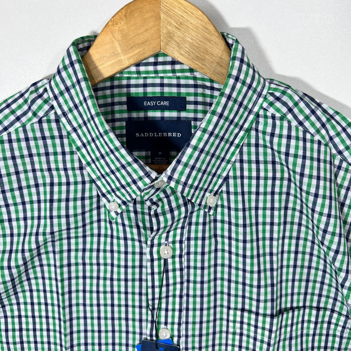 SADDLEBRED BUTTON DOWN CHECKERED SHIRT BRAND NEW
