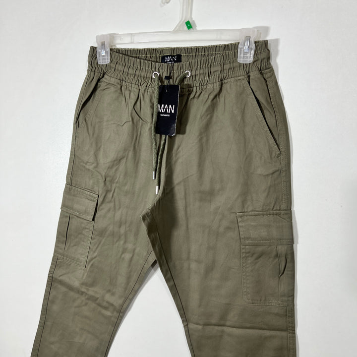 BOOHOOMAN CARGO COTTON PANT BRAND NEW WITH STRETCH