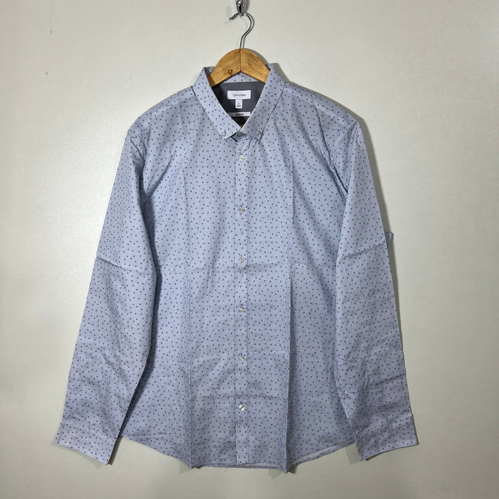 CALVIN KLEIN INFINITE BUTTON DOWN CASUAL SHIRT