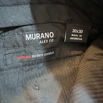 MURANO ALEX FIT ULTIMATE MODERN COMFORT CHECKERED DRESS PANT WITH STRETCH - JS BROTHERS 