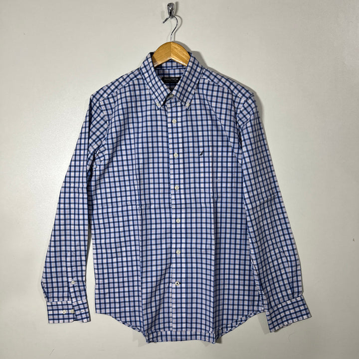 NAUTICA BUTTON DOWN CASUAL COTTON SHIRT